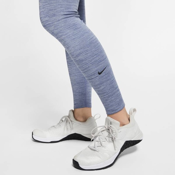 Nike One Dri-Fit Workout Leggings. Blue NEW - Picture 3 of 5